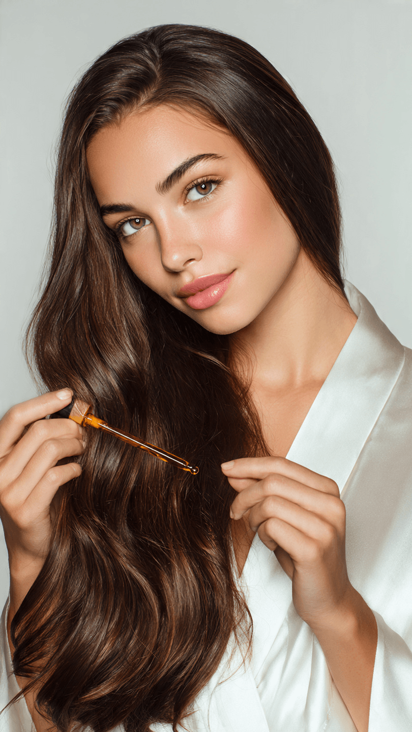 Die besten Haaröle für trockenes Haar 2026 ✨ beautiful woman with silky smooth hair